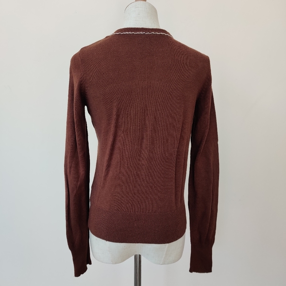 NAF NAF Embroidered Cardigan Sweater - Picture 5 of 8